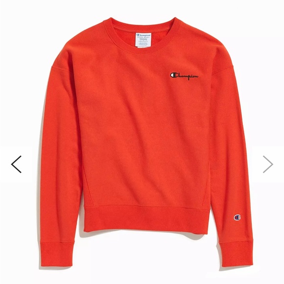 Champion UO Exclusive Script Crew Neck Sweatshirt reverse weave extra small - Picture 3 of 7